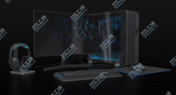 images/goods_img/20210312/Generic Gaming Desktop PC 3D model/2.jpg